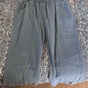 Woman Within Blue Ankle & Cropped Jeans